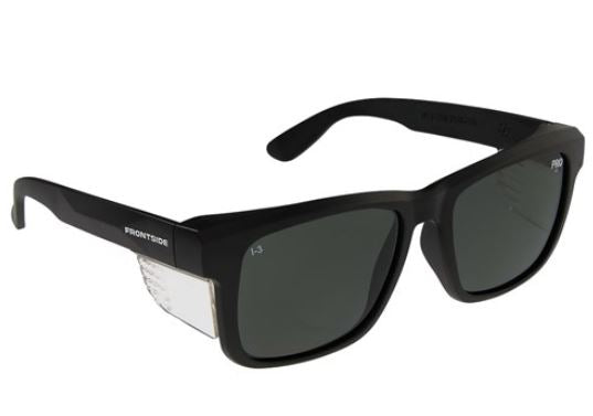 Paramount Safety Glasses Frontside Polarised Smoke Lens With Black Frame 6512BK Safety Glasses Paramount Safety Products