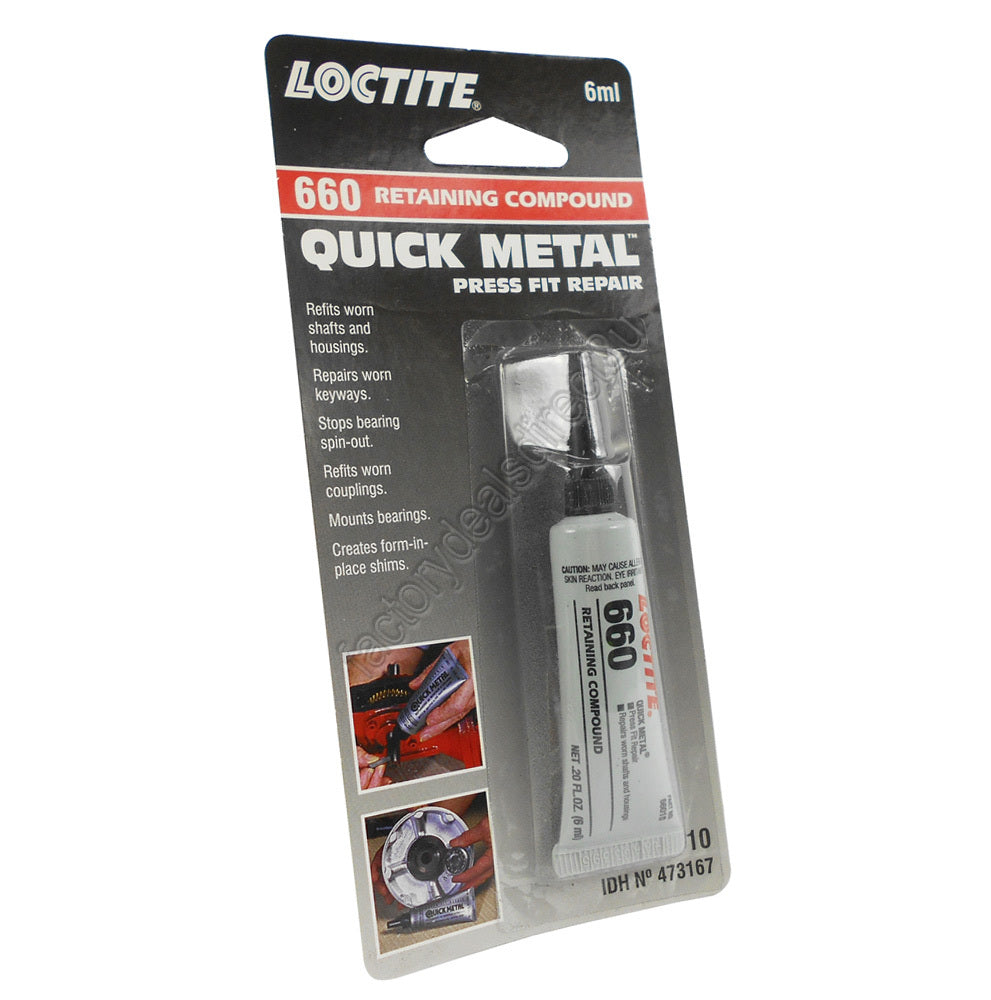 Loctite 660 Quick Metal Press Fit Repair 6ml Tube 660-006ML/LOCTITE cutting paste Loctite