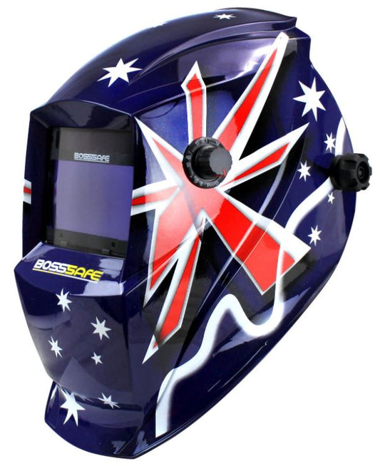 Bosssafe Patriot Trade Electronic Welding Helmet 700143 helmet BossSafe