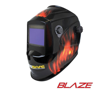 BossSafe Wide View Electronic Welding Helmet 700197 700198 700199 700200 Welding Helmet BossSafe BLAZE