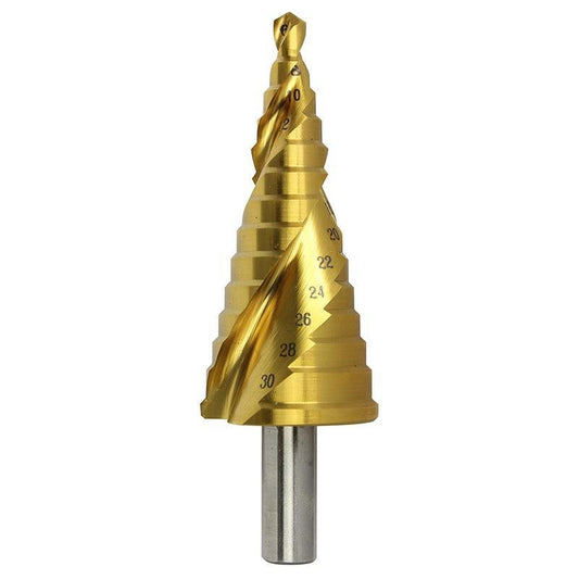 Alpha 6-30mm Spiral Flute Step Drill 9STSFM6-30S Drill Bit Alpha