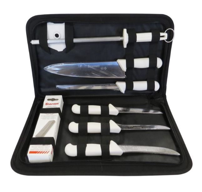 Starrett 8 Piece Professional Quality Knife Set for Chef Hunters & Fishermen BKK-8WA Knife Starrett