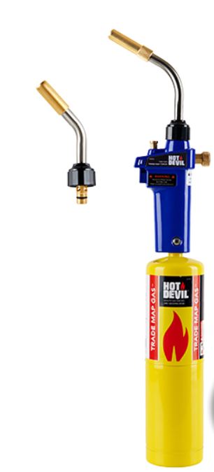 Hot Devil Trade Map Twin Torch Kit HD032- Pick Up In Store Butane Gas Hot Devil