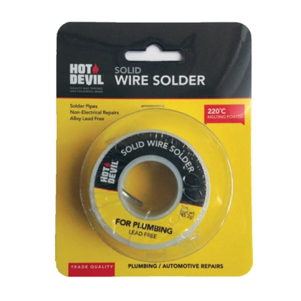 Hot Devil Solid Wire Solder (Plumbing/auto) HDSWS Soldering Access Hot Devil