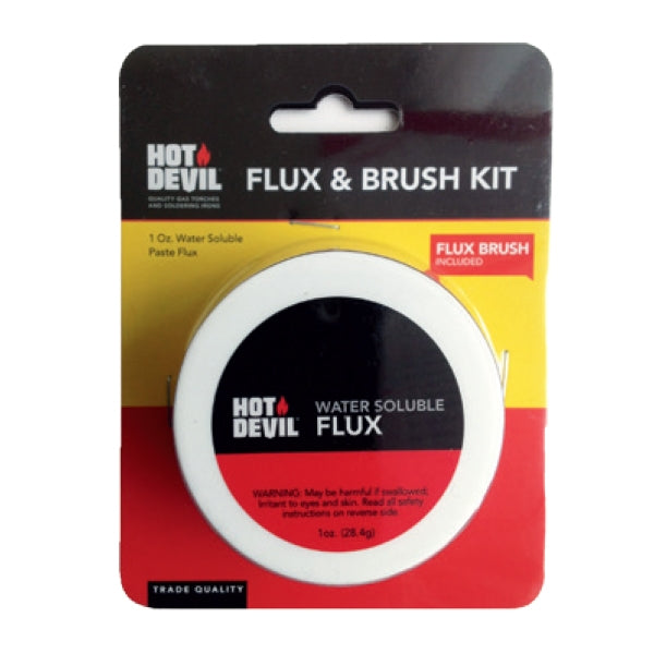 Hot Devil Water Soluble Flux (Includes Brush) HDWF Soldering Access Hot Devil