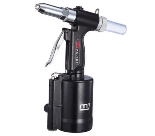 ITM M7 Hydraulic Air Riveter, 16mm Stroke, 2.4 - 4.8mm Rivet Capacity M7-PA301 Drill M7