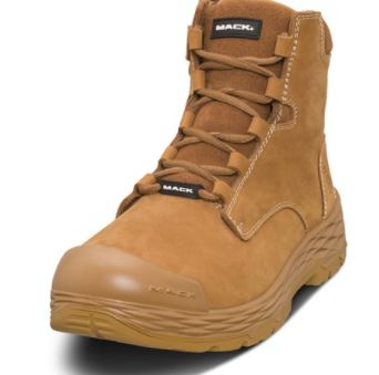 Mack Force Zip Up Safety Boots Black or Honey Sizes 4 to 13 MK0FORCEZBBF MK0FORCEZHHF Safety Boots Mack 7 Honey