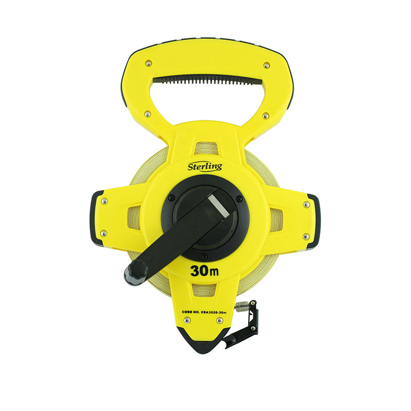 Sterling 30m x 20mm 3 Speed Winder Fibreglass Tape Measure XBA3020 Tape Measure Sterling