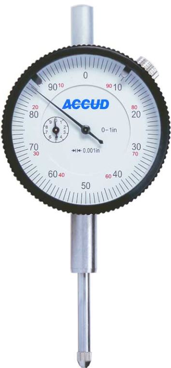 Accud -1" Imperial Dial Indicator AC-225-025-11 gauge Accud