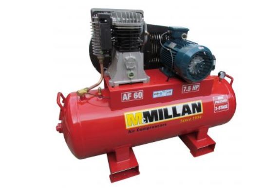 McMillian 29cfm 7.5hp 415 Volt Compressor- AF60- Pick Up In Store Compressor McMillian Air Compressors