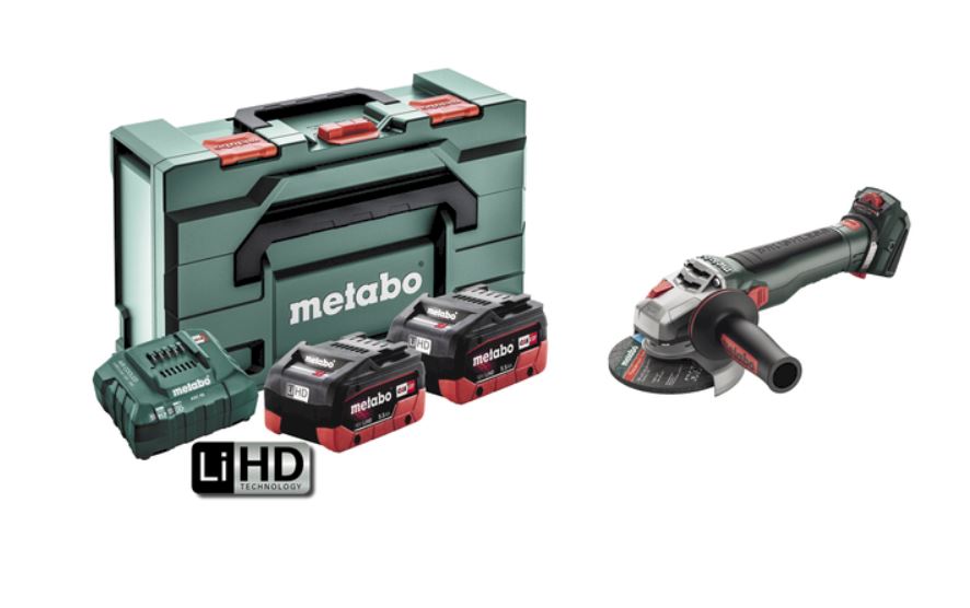 Metabo Brushless 1 Piece Cordless 18 V Variable Speed Angle Grinder Kit AU61305700 Angle Grinder Metabo Power Tools