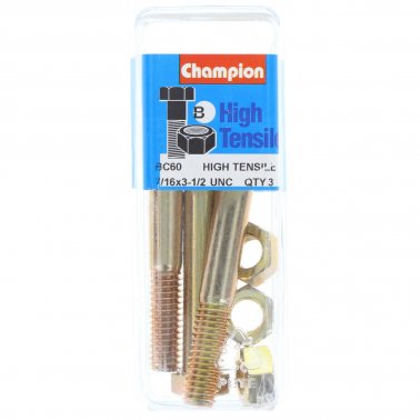 Champion Bolt and Nuts 3-1/2” x 7/16 BC60 Screws and Nuts Champion