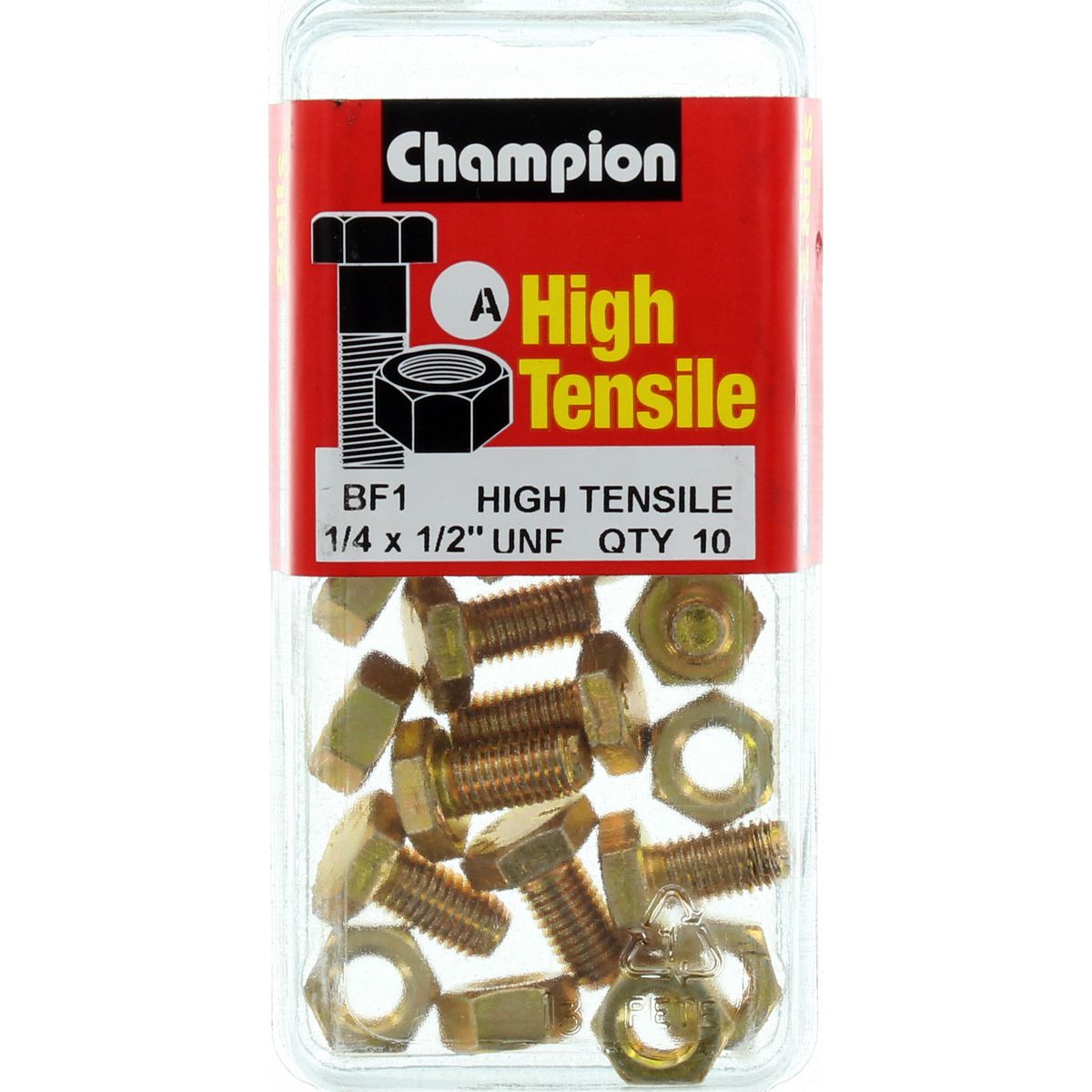 Champion Fully Threaded Set Screws and Nuts ½ x ¼ BF1 Screws and Nuts Champion