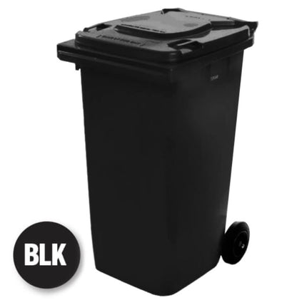 Wheelie Bin 240L Assorted Colors Pick Up In Store Rubbish Bin Richmond Rolling Solutions Black