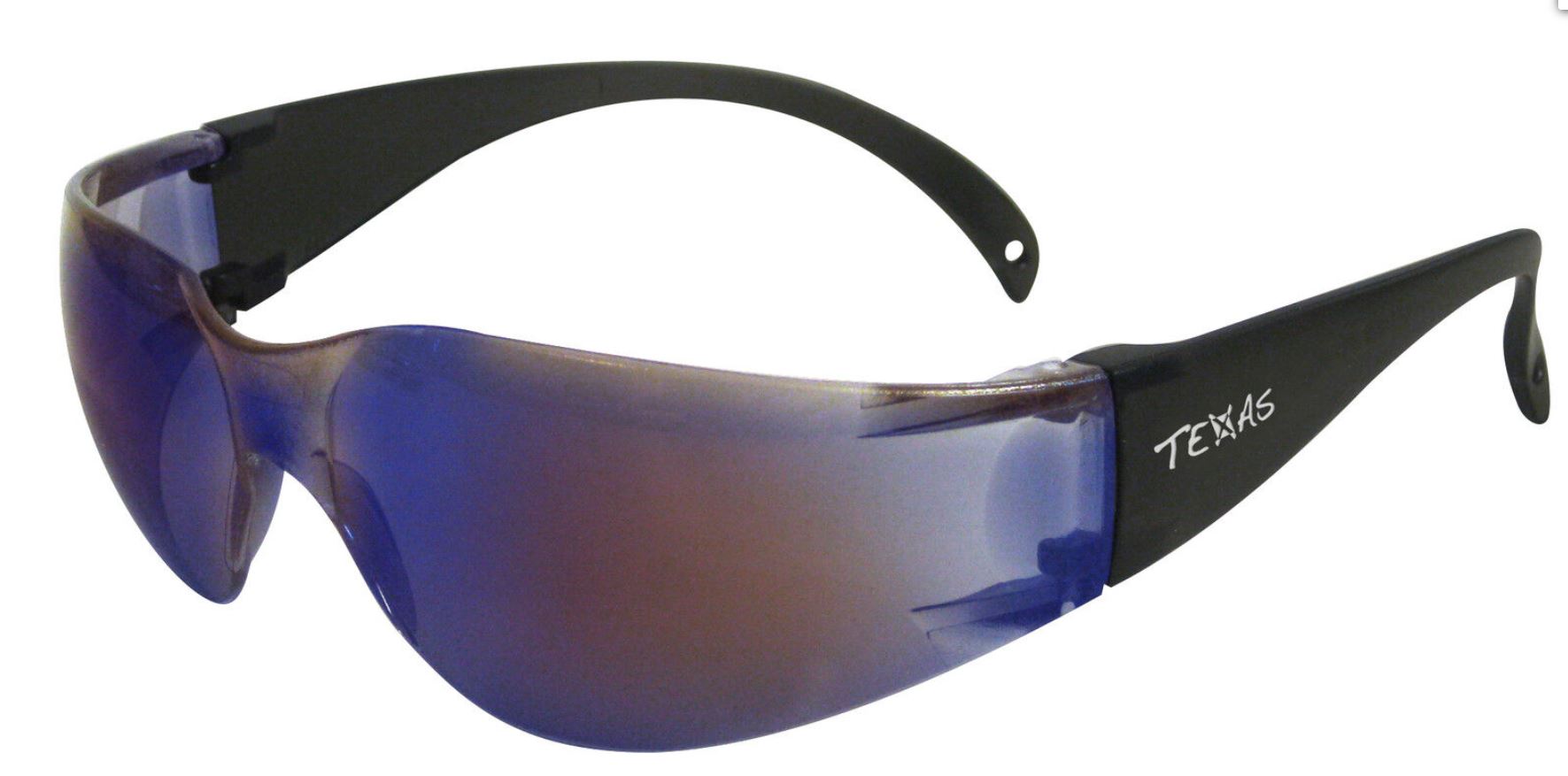 MAXISAFE Texas Safety Glasses Blue Clear Amber EBR333 EBR330 EBR332 Safety Glasses Maxisafe