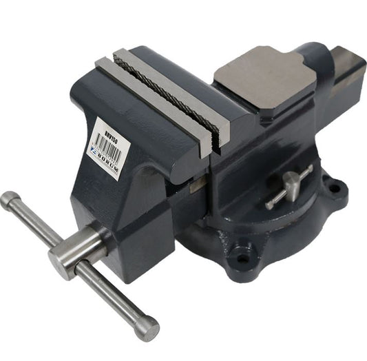 TQB Borum Commercial Bench Vice Swivel with Anvil 150mm BRV150 Pick Up In Store Vice Borum