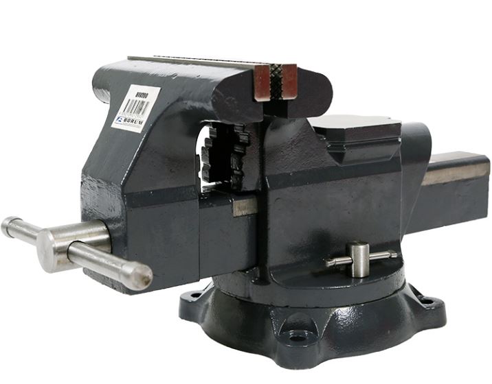 TQB Borum Commercial Bench Vice Swivel with Anvil 200mm BRV200 Pick Up In Store Vice Borum