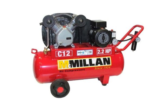 McMillan Air Compressor 12cfm- 2.2hp 240V C12 Pick Up In Store Compressor McMillian Air Compressors