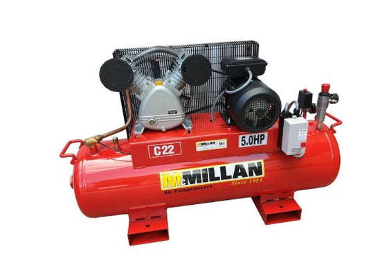 McMillian 24cfm 5.0hp 415 Volt Compressor- C22 Pick Up In Store Compressor McMillian Air Compressors