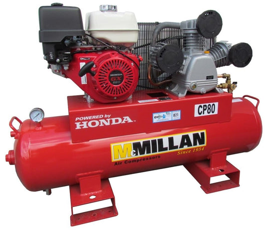 McMillian 37CFM Petrol Compressor CP80 Pick Up In Store Compressor McMillian Air Compressors