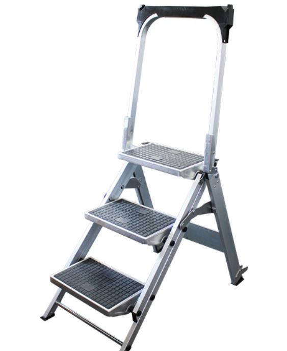 Aluminum Step Folding Ladder 3 Step CSL300 Pick Up In Store Ladder Richmond Rolling Solutions