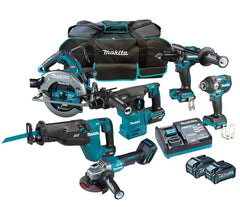 Makita 40V Max Brushless 6 Piece Combo Kit Plus Tool Bag  DK0191G601 Pick Up In Store