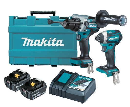 Makita 18V Brushless 2-Piece Combo Kit & Carry Case DLX2412T Makita Makita