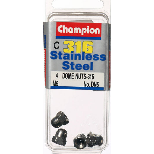 Champion Dome Nuts 5mm -DN5 Screws and Nuts Champion