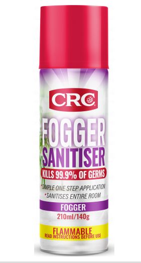 CRC Sanitising Fogger 210ML 1752197 Pick Up In Store Sanitiser CRC