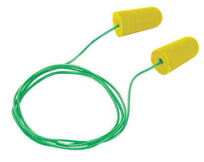 Frontier Disposable Corded Earplugs Yellow Box 100 FRPLUGCRDYY00C5 Earplugs Frontier