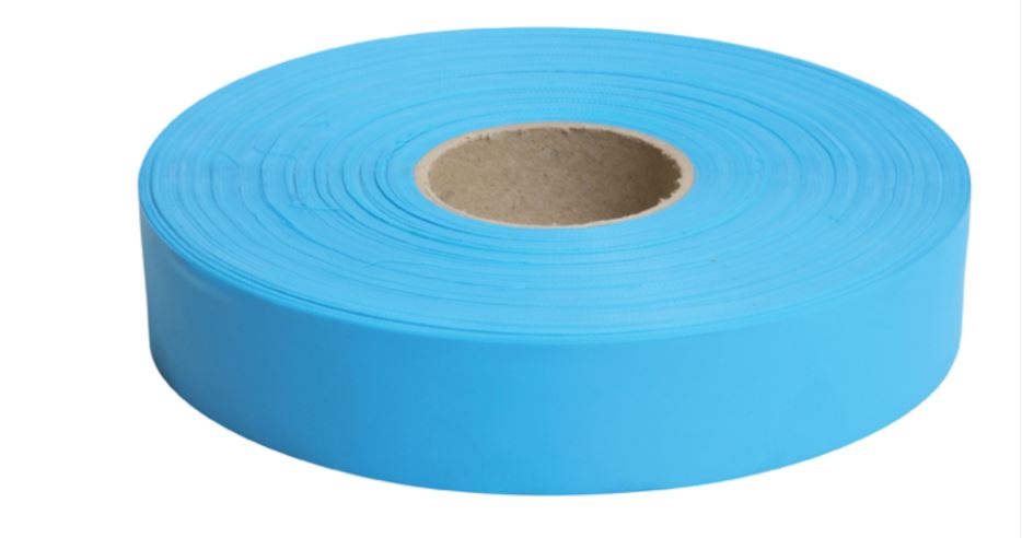 Dy-Mark Survey/Flagging Tape 25mm x 100m Assorted Colours Survey Tape Dy-Mark Glo Blue