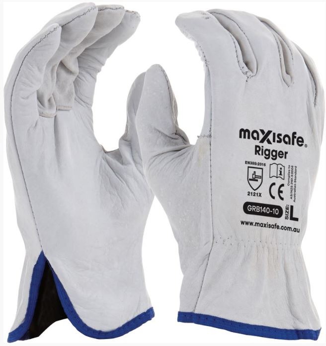 MAXISAFE Full Grain Rigger Glove GRB140 Gloves Maxisafe