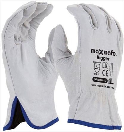 MAXISAFE Full Grain Rigger Glove GRB140 Gloves Maxisafe