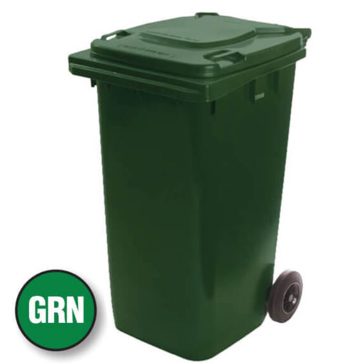 Wheelie Bin 240L Assorted Colors Pick Up In Store Rubbish Bin Richmond Rolling Solutions Green