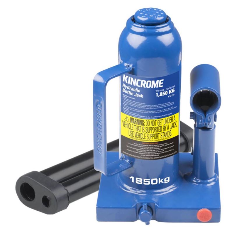 Kincrome Hydraulic Bottle Jack 1,850kg K12150 Jack Kincrome