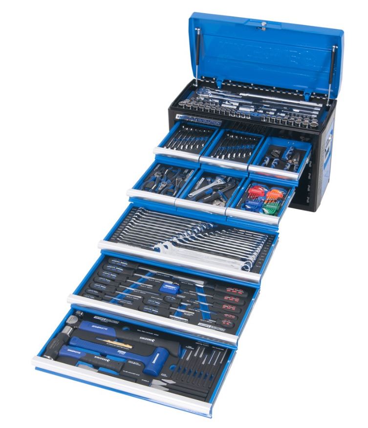 Kincrome Evolution Tool Chest Kit 188 Piece 9 Drawer 1/4, 3/8 & 1/2 Drive K1220 Pick Up In Store Toolbox Kincrome