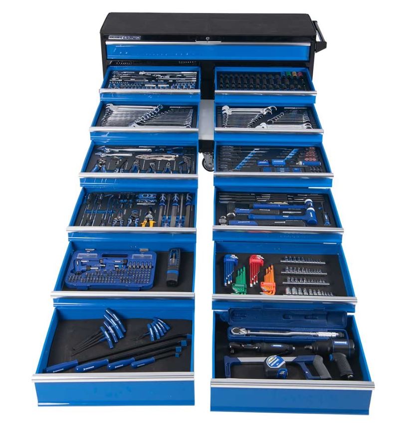 Kincrome Evolution Tool Trolley 557 Piece 13 Drawer Extra Wide 1/4, 3/8 & 1/2" Drive K1232 Pick Up In Store Toolbox Kincrome