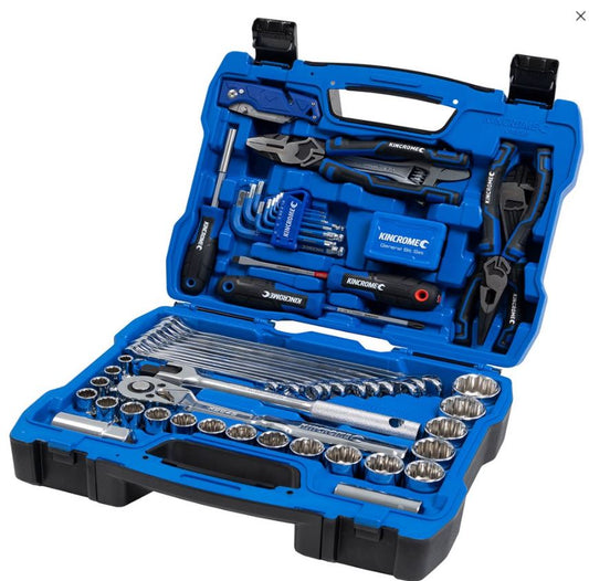 Kincrome PORTABLE AUTOMOTIVE TOOLKIT 85 PIECE 1/2" DRIVE K1859 Pick Up In Store socket Kincrome