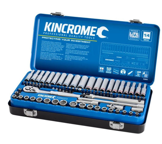 Kincrome Socket Set 82 Piece 1/4" Drive - Metric & Imperial K28003 socket Kincrome