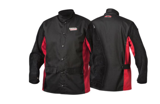 Readline Lincoln Shadow Split Leather Sleeved Welding Jacket Medium -3XL K2986-M Jacket Lincoln Electric