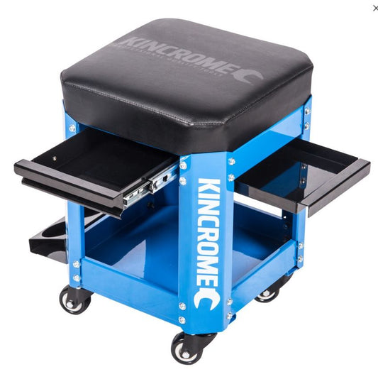 Kincrome Workshop Creeper Seat 2 Drawer Electric Blue K8114 Pick Up In Store Trolley Kincrome