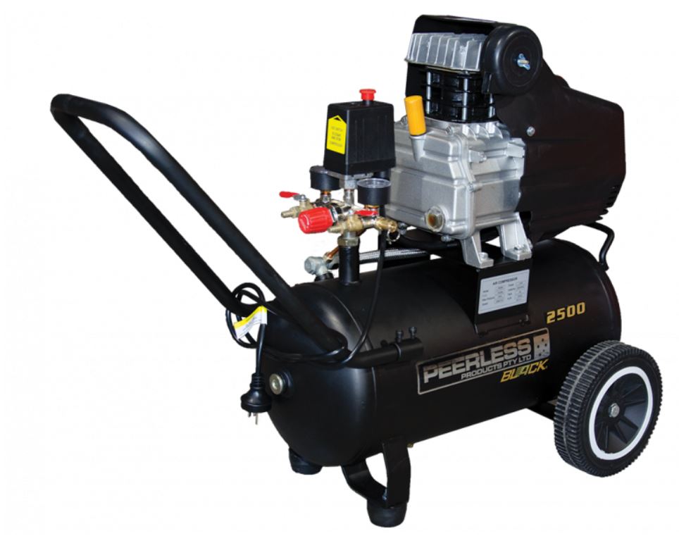 Peerless Black 2500 2.5 HP 154LPM 100PSI 30L Tank Air Compressor PB2500 Pre-Order Compressor Peerless Products