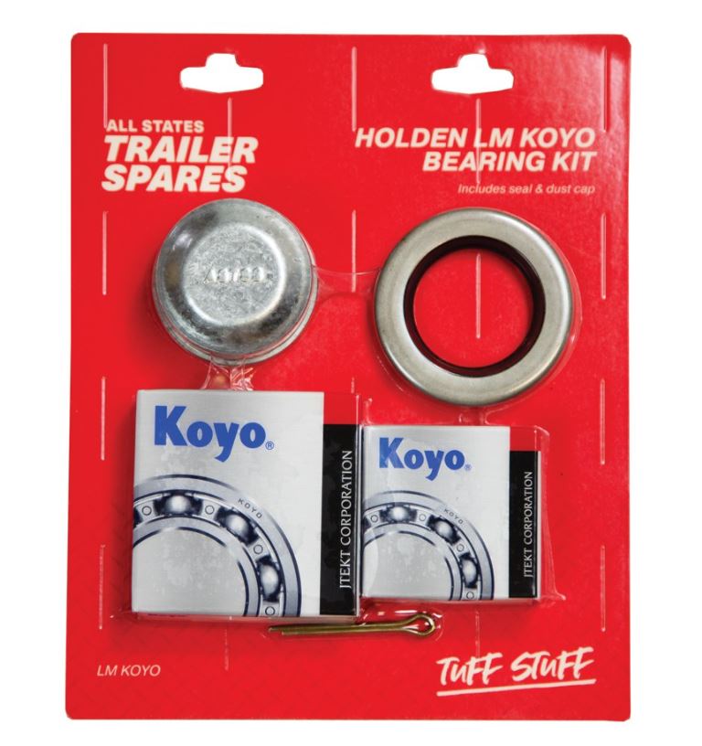 All States Trailer Spares Bearing Kit with Seal, Cap Split Pin LM Koyo Holden R1969B Bearing Kit All States Trailer Spares