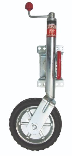 All States Trailer Jockey Wheel 10 inch Swivel with u Bolt Clamp 350kg R2114UB Pre-Order Now Jockey Wheel All States Trailer Spares