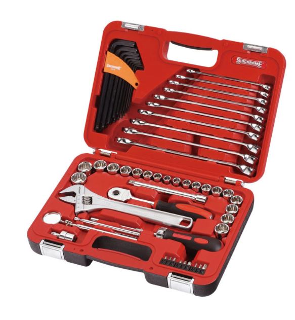 Sidchrome 69 Piece Metric/AF 3/8€³ Drive Socket & Spanner Tool Set SCMT10811 Pick Up In Store Spanner Set Sidchrome