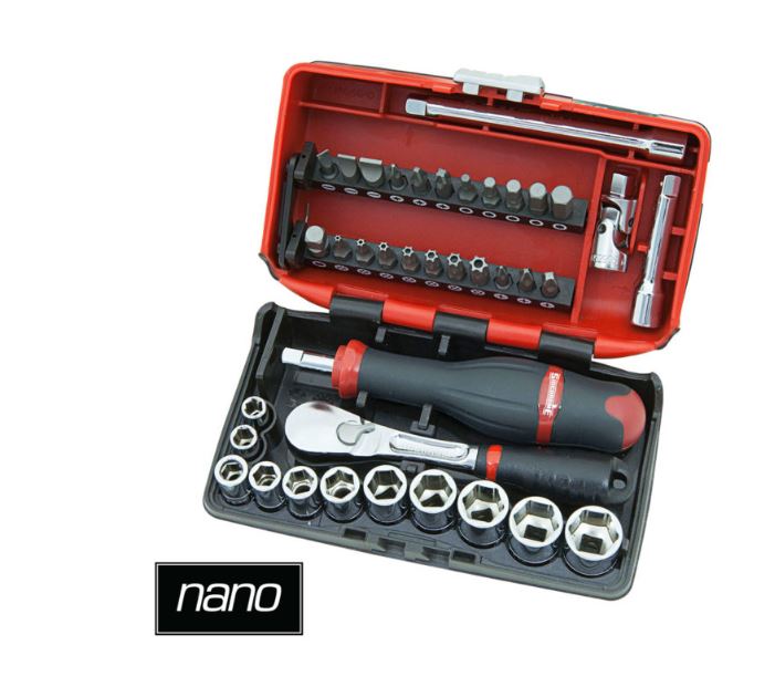 Sidchrome 1/4″ Drive Socket & Tool Set 38 Piece SCMT12120 Socket Set Sidchrome