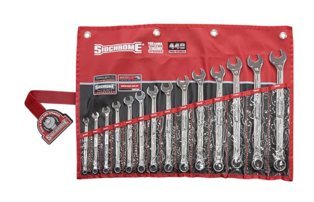 Sidchrome 14Pc 440 Pro Series Ring & Open End Spanner Set Metric SCMT22297 Spanner Sidchrome