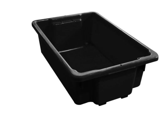 Recyclable Crate Black 32L SNR004RWCBLK Crate Richmond Rolling Solutions