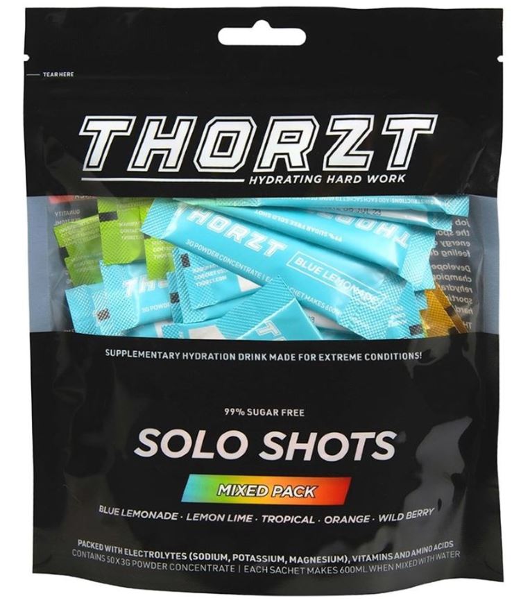 THORZT 99% Sugar Free Solo Shots Mixed Flavours 50 x 3g SSSFMIX Confectionery Thorzt