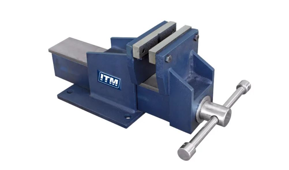 ITM Fabricated Steel Bench Vices, Straight Jaw 100mm TM102-100 Pick Up In Store Vice ITM